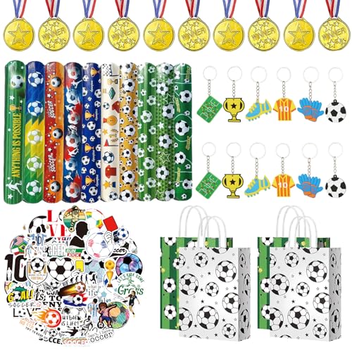 Yhjxly Fußball Geburtstag Party Mitgebsel Kindergeburtstag,94 Stück Fußball Geburtstag Deko,Schlüsselanhänger, Armband, Tattoos, Partei Geschenk Taschen, fußball geburtstag deko für Jungen Mädchen Yhjxly Fußball Geburtstag Party Mitgebsel Kindergeburtstag,94 Stück Fußball Geburtstag Deko,Schlüsselanhänger, Armband, Tattoos, Partei Geschenk Taschen, fußball geburtstag deko für Jungen Mädchen von Yhjxly