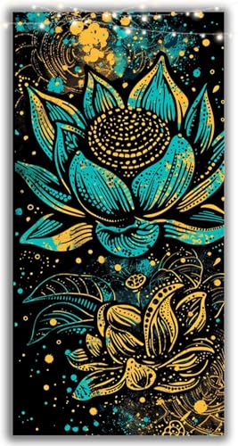 Diamond Painting Erwachsene Abstrakt, Lotus Diamond Painting XXL 30x15CM Basteln Erwachsene Kinder Diamant Malerei Set, DIY Mosaikherstellung, Crystal Strass Stickerei Sets Wand Deko Aesthetic Y2-1076 Diamond Painting Erwachsene Abstrakt, Lotus Diamond Painting XXL 30x15CM Basteln Erwachsene Kinder Diamant Malerei Set, DIY Mosaikherstellung, Crystal Strass Stickerei Sets Wand Deko Aesthetic Y2-1076 von Yhoonn