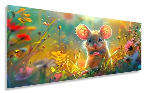 Diamond Painting Erwachsene Maus, Tier Diamond Painting XXL 40x80CM Basteln Erwachsene Kinder Diamant Malerei Set, DIY Mosaikherstellung, 5D Crystal Strass Stickerei Sets Wand Deko Aesthetic Y2-923 Diamond Painting Erwachsene Maus, Tier Diamond Painting XXL 40x80CM Basteln Erwachsene Kinder Diamant Malerei Set, DIY Mosaikherstellung, 5D Crystal Strass Stickerei Sets Wand Deko Aesthetic Y2-923 von Yhoonn