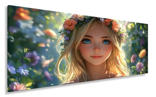 Diamond Painting Mädchen, Diamond Painting Erwachsene Niedlich Full Drill Bastelset Erwachsene Anfänger, DIY Diamant Kunst Malerei Stickerei Set Kreuzstich Geschenke, Deko Wohnzimmer 100x200CM Y2-940 Diamond Painting Mädchen, Diamond Painting Erwachsene Niedlich Full Drill Bastelset Erwachsene Anfänger, DIY Diamant Kunst Malerei Stickerei Set Kreuzstich Geschenke, Deko Wohnzimmer 100x200CM Y2-940 von Yhoonn