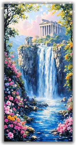 Diamond Painting XXL 30x15CM Diamant Painting Bilder Palast Diamond Art Erwachsene Kinder Anfänger, DIY Diamanten Malerei Kreuzstich Bastelset Basteln Entspannung Geschenk Mädchen Deko Fallen Y2-1038 von Yhoonn