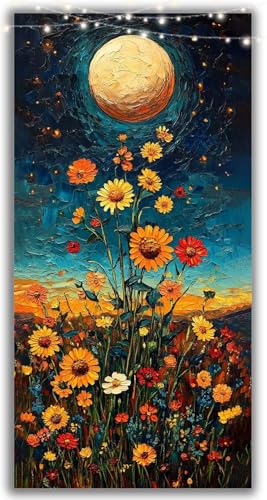 Diamond Painting XXL 60x30CM Diamant Painting Bilder Blumen Diamond Art Erwachsene Kinder Anfänger, DIY Diamanten Malerei Kreuzstich Bastelset Basteln Entspannung Geschenk Mädchen Deko Anlage Y2-1041 von Yhoonn