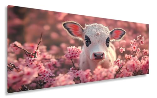 Diamond Painting XXL 70x140CM Diamant Painting Bilder Ochse Diamond Art Erwachsene Kinder Anfänger, DIY Diamanten Malerei Kreuzstich Bastelset Basteln Entspannung Geschenk Mädchen Deko Süß(1) Y2-945 von Yhoonn