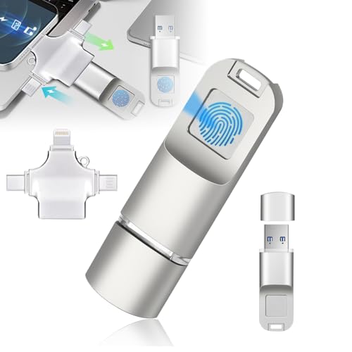 YhsPkh 16/32/64/128/256Gb USB-Flash-Laufwerk Mit Entsperrung per Fingerabdruck–Genaue Identifizierung, Verschlüsselter Android/Pc-Speicher, Kompatibilität Mit Mehreren Schnittstellen Silver-32GB YhsPkh 16/32/64/128/256Gb USB-Flash-Laufwerk Mit Entsperrung per Fingerabdruck–Genaue Identifizierung, Verschlüsselter Android/Pc-Speicher, Kompatibilität Mit Mehreren Schnittstellen Silver-32GB von YhsPkh