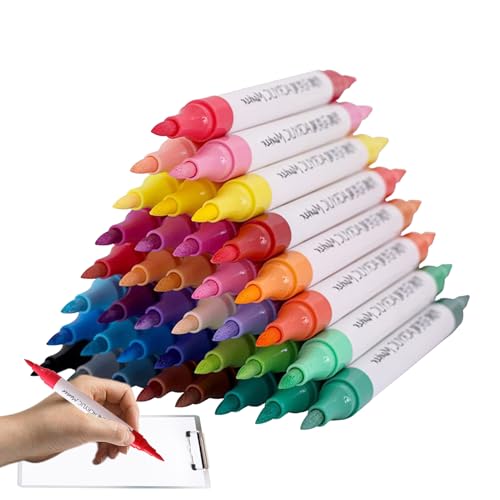 Acrylstifte zum Malen, Acrylfarbstifte - Set mit 36 Permanent-Markern mit feinen Pinselspitzen für Stein, , Holz, Keramik, Metall, Handwerk & Kunstprojekte Acrylstifte zum Malen, Acrylfarbstifte - Set mit 36 Permanent-Markern mit feinen Pinselspitzen für Stein, , Holz, Keramik, Metall, Handwerk & Kunstprojekte von Yhsioaklo