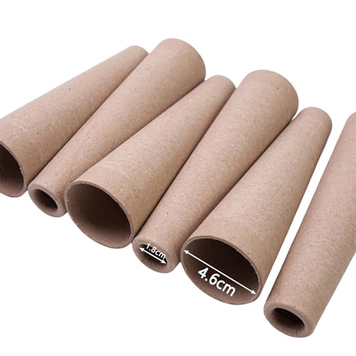 Garnkegel | 6 Stücke dicker -Woll -Wollrohr | Strickwinkelkegel, Wollwicklung, Bastelzubehör für Häkelliebhaber von Yhsioaklo