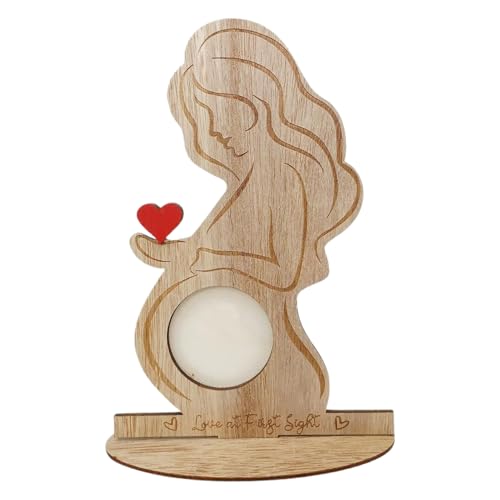 Sonogramm-Bilderrahmen, Baby-Andenken, Ultraschall-Holz-Bilderrahmen, Schwangerschaftsankündigung, Dekoration für Wohnzimmer, Schlafzimmer, Tische, Schreibtische von Yhsioaklo