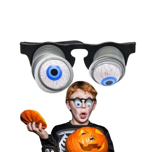 Yhsioaklo Brille mit fallendem Auge | Puppenaugenbrille | Glasaugen für Puppenhandwerk | Magic Accessoire Drop -Down -Drops, Halloween -Kostümzubehör freundlich von Yhsioaklo