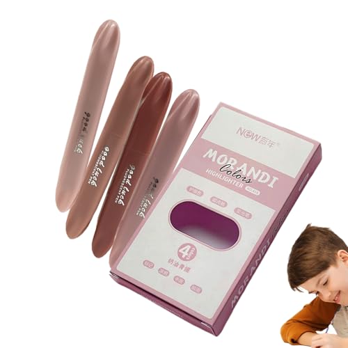 Yhsioaklo Highlighter Stifte | 4 Stücke Tip Highlighter Stifte | Glatter ästhetischer farbiger Marker Stift, Augenschutz Marker für Journaling Hervorhebungsplaner Notizen Yhsioaklo Highlighter Stifte | 4 Stücke Tip Highlighter Stifte | Glatter ästhetischer farbiger Marker Stift, Augenschutz Marker für Journaling Hervorhebungsplaner Notizen von Yhsioaklo