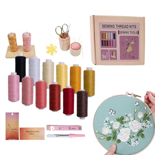 Yhsioaklo Nähgarn Set,53-Teiliges Nähgarn Und Nadelset | Nähzubehör für Nähen Sticken Quilten Handarbeit Kreative Projekte Haushalt Reise Schule Anfänger Erwachsene & Yhsioaklo Nähgarn Set,53-Teiliges Nähgarn Und Nadelset | Nähzubehör für Nähen Sticken Quilten Handarbeit Kreative Projekte Haushalt Reise Schule Anfänger Erwachsene & von Yhsioaklo