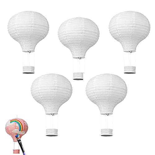 5PCS Heißluftballon Papierlampion, Lampions Deko Ballon, Heißluftballon Deko, 40cm×48cm, Papierlaterne Für Hochzeit Feier Geburtstag Party Einschulungsparty Mottoparty Baby-Shower-Party 5PCS Heißluftballon Papierlampion, Lampions Deko Ballon, Heißluftballon Deko, 40cm×48cm, Papierlaterne Für Hochzeit Feier Geburtstag Party Einschulungsparty Mottoparty Baby-Shower-Party von Yhuasia