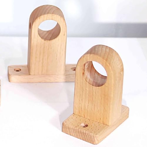 Robuste Halterungen Für Gardinenstangen Aus Massivholz, Fenster Vorhang Halterungen Holz Vorhang Stange Halter Einzelne Vorhang Stange Haken Für Vorhang Stange -B-2Stck Robuste Halterungen Für Gardinenstangen Aus Massivholz, Fenster Vorhang Halterungen Holz Vorhang Stange Halter Einzelne Vorhang Stange Haken Für Vorhang Stange -B-2Stck von Yi Chen