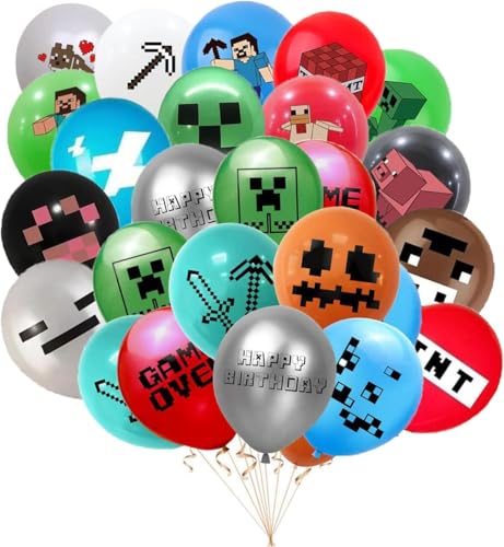 38Pcs Videospiel Geburtstags Dekoration,Videospiele Kinder Geburtstag Dekoration Partyzubehör, für Kinder Geburtstag sfeier von YiMinw