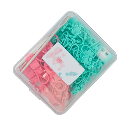 1 Setzen Sie Häkelmarkierungen Großer Augenkrampfnadelnadelstichmarkierungen Stricken Sie Häkchen Hakengarnnadelstick von YiNLuax