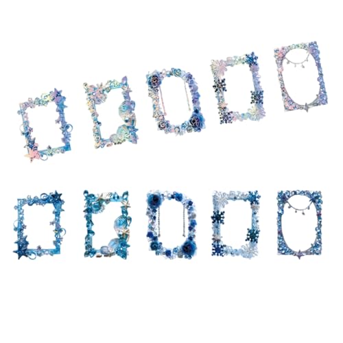 10 Blätter Crystal Museums Serie Aufkleber Sammelalbum Ästhetische Dekorative Grenze Dekorativ von YiNLuax