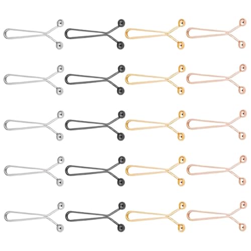 20 Stück praktische Hosenknöpfe, Hosenreduzierungsclip, Hosenspanner für Damen, Taillenspanner für Damen, Hosenspanner für Damen 20 Stück praktische Hosenknöpfe, Hosenreduzierungsclip, Hosenspanner für Damen, Taillenspanner für Damen, Hosenspanner für Damen von YiNLuax