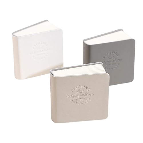 3 PCs Square Aquarell Journal Journal Aquarellpapier Kleines Skizzenbuch Praktisches Zeichenbuch Für Erwachsene Studenten Und Kinder von YiNLuax