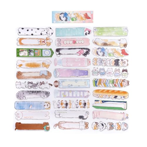 30 Blätter Cartoon Kätzchen Welpen Lesezeichen Scrapbooking Dekorationspapier Journaling Dekoration Vorräte Für Notizbuch 30 Blätter Cartoon Kätzchen Welpen Lesezeichen Scrapbooking Dekorationspapier Journaling Dekoration Vorräte Für Notizbuch von YiNLuax