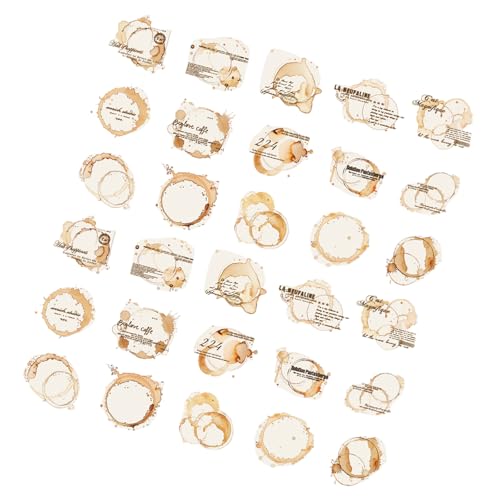30Counts Tinten Spritzer Aufkleber Wasserbeständiges Ästhetik Für Scrapbook Notebook Wasserflasche Album Telefon Fallplaner Für Journaling von YiNLuax