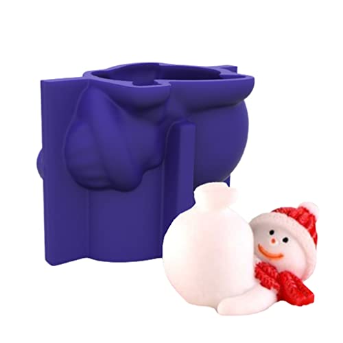 3d Snowman Kerzenform Europäische Und Amerikanische Klassische Charaktere Duft Kerze Form Home Dekorationen von YiNLuax