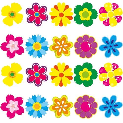 500 Seiten Glitzernde Blumenaufkleber Für Scrapbooking Journal Dekoration Klebstoffverpackung Label Verpackung Motivation Kinder Teenager Erwachsene von YiNLuax