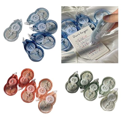 5pieces Correction Tape Roller 20mx5 Mm Für Handwerkskarten Scrapbooking Nachfüllbare Weiße Bänder Insgesamt 100 M Bandset Machen 5pieces Correction Tape Roller 20mx5 Mm Für Handwerkskarten Scrapbooking Nachfüllbare Weiße Bänder Insgesamt 100 M Bandset Machen von YiNLuax