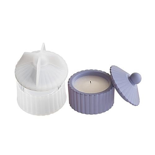 Aufbewahrungsbox Silikonform Streifenmuster Schmuckkoffer Epoxidharz Form Aromatherapie Gipsglas Form Heimdekoration von YiNLuax
