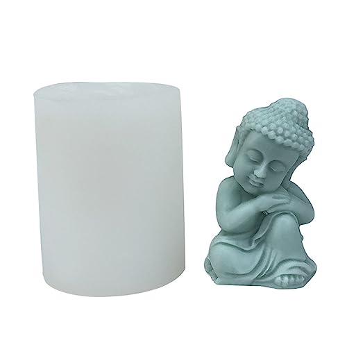Buddhas Silikonformen in Mönchform, Epoxidharz, Tischdekoration, Werkzeug zur Herstellung von Bastelbedarf von YiNLuax