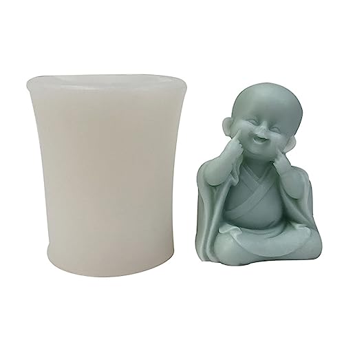 Buddhas Silikonformen in Mönchform, Epoxidharz, Tischdekoration, Werkzeug zur Herstellung von Bastelbedarf von YiNLuax
