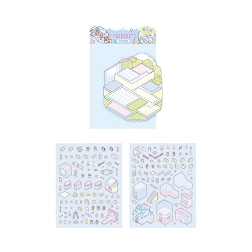 Capibala World Szene Machen Aufkleber Miniaturisierte Landschaft Ästhetische Scrapbooking Vorräte Für Erwachsene Kinder Capibala World Szene Dekorative Miniaturisierte Landschaft von YiNLuax