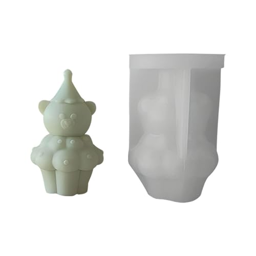 Cartoonbär Duft Kerzen Schimmel Für Handgefertigte Geschenke Geburtstage Weihnachten Bären Aromatherapys Kerzenharz Schimmel von YiNLuax
