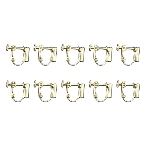 Einfach Verstellbarer Ohrclip Adapter Mit Silber Finish Für Mehrere Schmuckstile Ohrring Adapterzubehör von YiNLuax