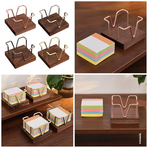 Eisendraht Memo Pad Stand Mit Holz Basisschreibtisch Hinweis Block Aufbewahrungsbox Dekoratives Memo Pad Für Schulbüro Note Aufbewahrung Eisendraht Memo Pad Stand Mit Holz Basisschreibtisch Hinweis Block Aufbewahrungsbox Dekoratives Memo Pad Für Schulbüro Note Aufbewahrung von YiNLuax