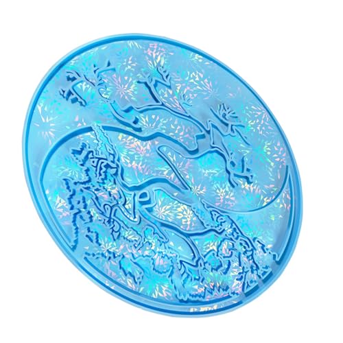 Epoxidharz-Mondformen für 3D-Wanddekorationen, Silikon-Mondharz-Anhänger-Form für handgefertigte Wanddekorationen und Schreibtisch-Ornamente von YiNLuax