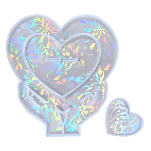 Holographische Herzdekoration Silikonform Tisch Ornament Werkzeug Epoxidharz Schimmelhandwerk Herstellung Vorlieferungen Nicht Stick Holographische Herzdekoration Silikonform Tisch Ornament Werkzeug Epoxidharz Schimmelhandwerk Herstellung Vorlieferungen Nicht Stick von YiNLuax