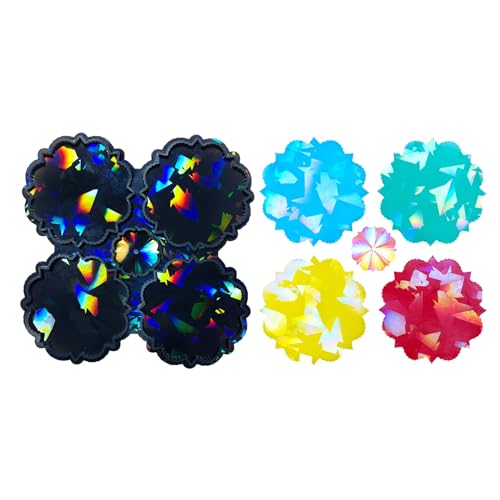 Kristallform, 4 Mulden, Blumenform, Kunstharz, Silikon, Schmuckherstellung, Epoxidharz, dekorativ Kristallform, 4 Mulden, Blumenform, Kunstharz, Silikon, Schmuckherstellung, Epoxidharz, dekorativ von YiNLuax