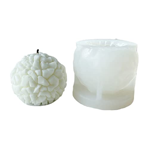 Meteorit-Silikonform, Kugelform, handgefertigt, Desktop-Dekoration, Gips, Epoxidharz für Heimdekoration von YiNLuax