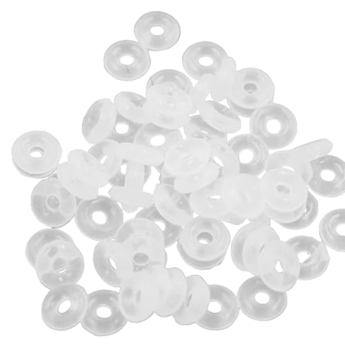 Packung 100 Stopper Ringe Silikon Abstandshalterringe Schmuck Machen Zubehör Easy Fadenringe Handgefertigte Zubehör Packung 100 Stopper Ringe Silikon Abstandshalterringe Schmuck Machen Zubehör Easy Fadenringe Handgefertigte Zubehör von YiNLuax