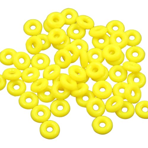 Packung 100 Stopper Ringe Silikon Abstandshalterringe Schmuck Machen Zubehör Easy Fadenringe Handgefertigte Zubehör Packung 100 Stopper Ringe Silikon Abstandshalterringe Schmuck Machen Zubehör Easy Fadenringe Handgefertigte Zubehör von YiNLuax