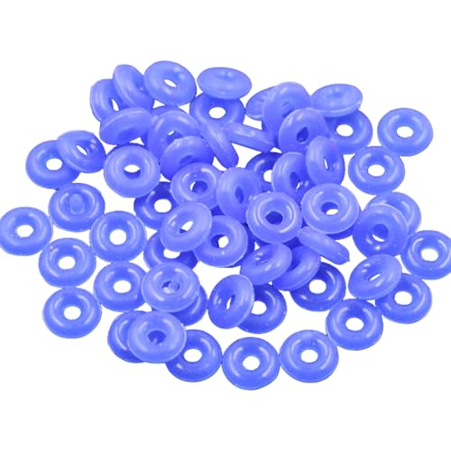 Packung 100 Stopper Ringe Silikon Abstandshalterringe Schmuck Machen Zubehör Easy Fadenringe Handgefertigte Zubehör Packung 100 Stopper Ringe Silikon Abstandshalterringe Schmuck Machen Zubehör Easy Fadenringe Handgefertigte Zubehör von YiNLuax