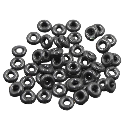 Packung 100 Stopper Ringe Silikon Abstandshalterringe Schmuck Machen Zubehör Easy Fadenringe Handgefertigte Zubehör Packung 100 Stopper Ringe Silikon Abstandshalterringe Schmuck Machen Zubehör Easy Fadenringe Handgefertigte Zubehör von YiNLuax