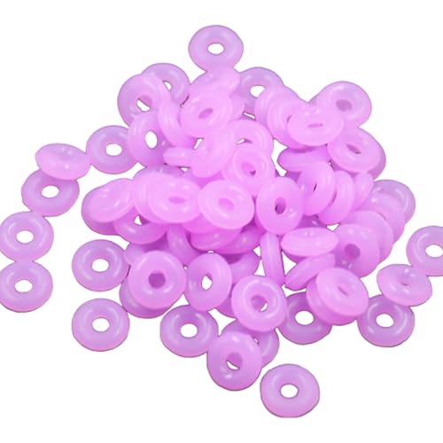 Packung 100 Stopper Ringe Silikon Abstandshalterringe Schmuck Machen Zubehör Easy Fadenringe Handgefertigte Zubehör Packung 100 Stopper Ringe Silikon Abstandshalterringe Schmuck Machen Zubehör Easy Fadenringe Handgefertigte Zubehör von YiNLuax