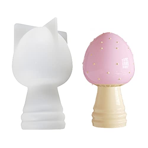Pilzharz-Formen, 3D-Pilz-Silikonformen, Pilzform für Epoxidharzguss, Heimdekoration, DIY, Seifenherstellung von YiNLuax