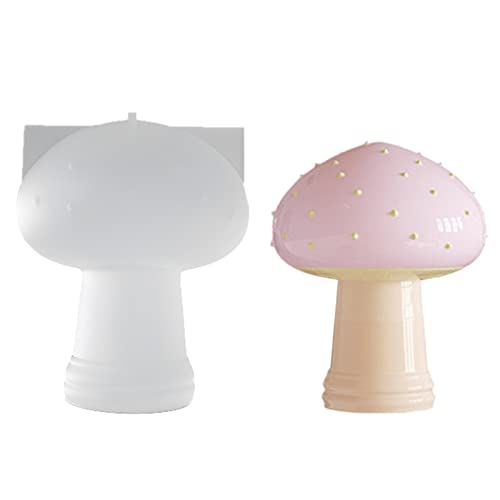 Pilzharz-Formen, 3D-Pilz-Silikonformen, Pilzform für Epoxidharzguss, Heimdekoration, DIY, Seifenherstellung von YiNLuax