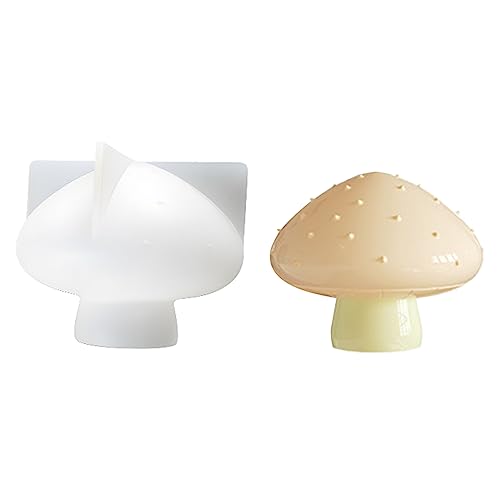 Pilzharz-Formen, 3D-Pilz-Silikonformen, Pilzform für Epoxidharzguss, Heimdekoration, DIY, Seifenherstellung von YiNLuax