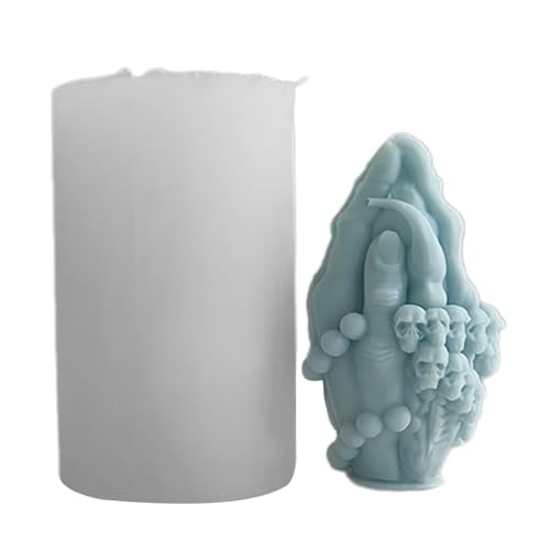 Silikonform, Tonformen, Totenkopf, Handform, Figurform, geeignet für Bastler von YiNLuax