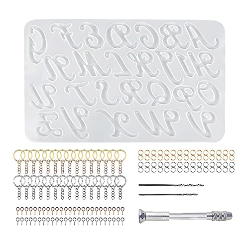 Silikonform mit englischem Anhänger, Schlüsselanhänger mit Loch, handgefertigt, Halloween-Schmuck Silikonform mit englischem Anhänger, Schlüsselanhänger mit Loch, handgefertigt, Halloween-Schmuck von YiNLuax