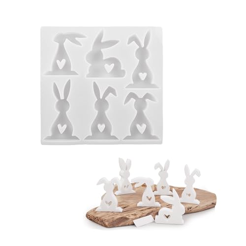 Silikonformen für Osterhasen, Handarbeitszubehör, Silikon-Textur für Handwerk und Heimdekorationen von YiNLuax