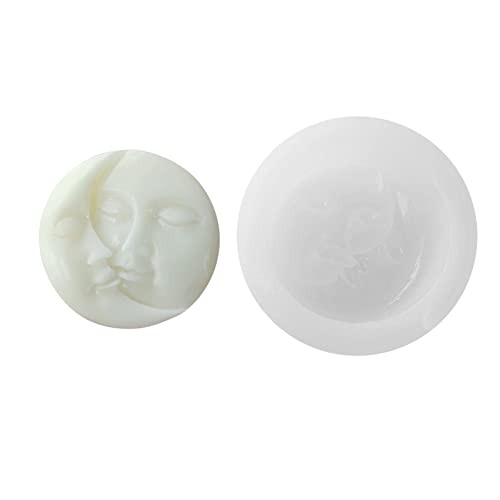 Silikonformen mit Mondgesicht, manuelle Desktop-Dekoration, Gips, Epoxidharz, Aromath für Heimdekorationen Silikonformen mit Mondgesicht, manuelle Desktop-Dekoration, Gips, Epoxidharz, Aromath für Heimdekorationen von YiNLuax