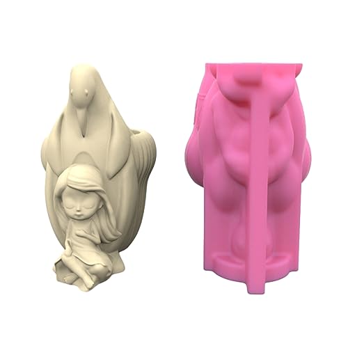 Stifthalter Blumentopf Silikonform Pinguine & von YiNLuax